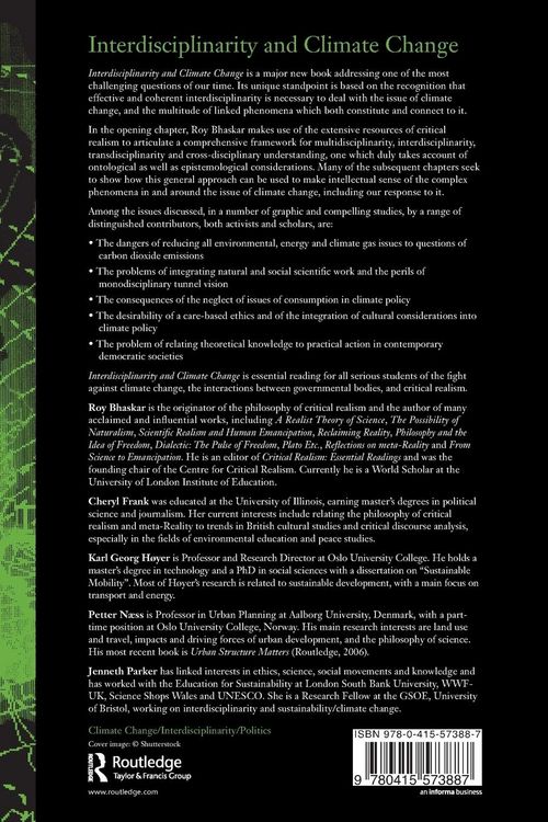 Produktbild: Interdisciplinarity and Climate Change