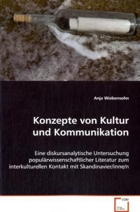 Produktbild: Wiebensohn Anja: Konzepte von Kultur und Kommunikation