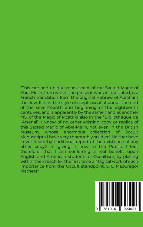 Produktbild: The Book of the Sacred Magic of Abramelin the Mage