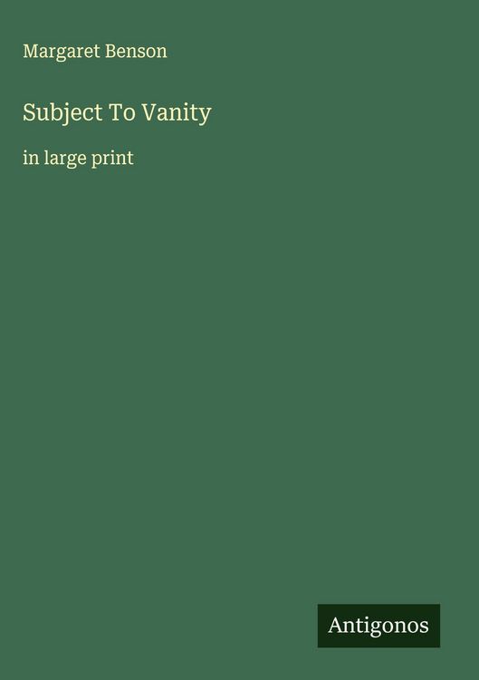 Produktbild: Subject To Vanity