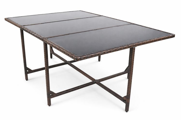 Produktbild: Rattan Gartentisch Balkontisch Raloso 170x110