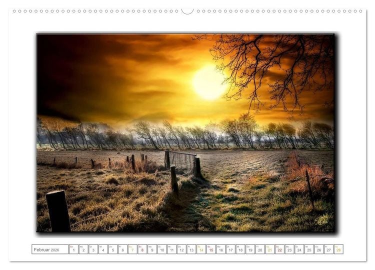 Produktbild: Zwischen den Zeiten - Zeiten der Ruhe und Entspannung (hochwertiger Premium Wandkalender 2026 DIN A2 quer), Kunstdruck in Hochglanz