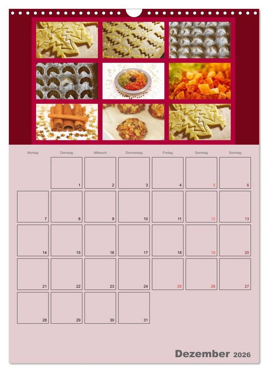 Produktbild: Food (Wandkalender 2026 DIN A3 hoch), CALVENDO Monatskalender