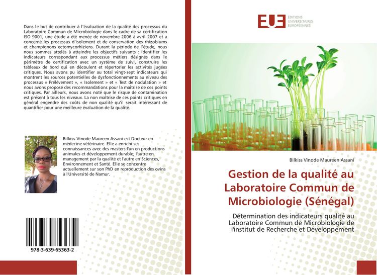 Produktbild: Gestion de la qualit&eacute; au Laboratoire Commun de Microbiologie (S&eacute;n&eacute;gal)