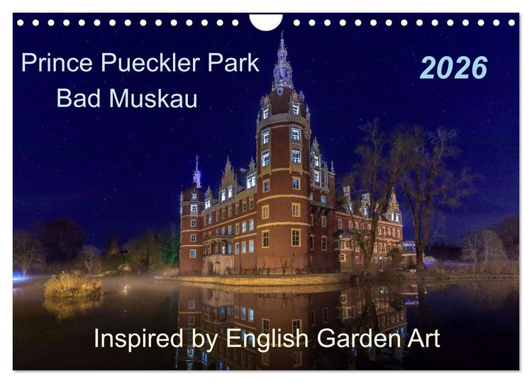 Produktbild: Prince Pueckler Park Bad Muskau (Wall Calendar 2026 DIN A4 landscape), CALVENDO 12 Month Wall Calendar