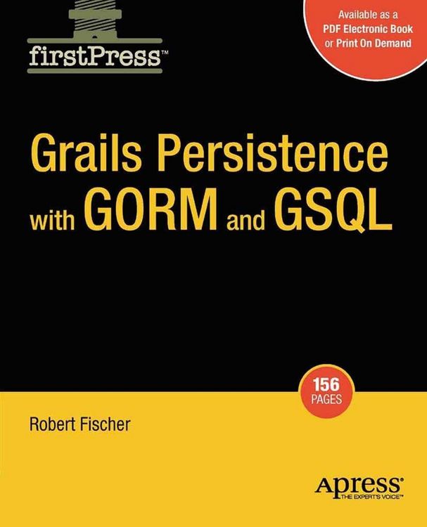 Produktbild: Grails Persistence with GORM and GSQL