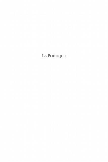 Produktbild: Poetique La