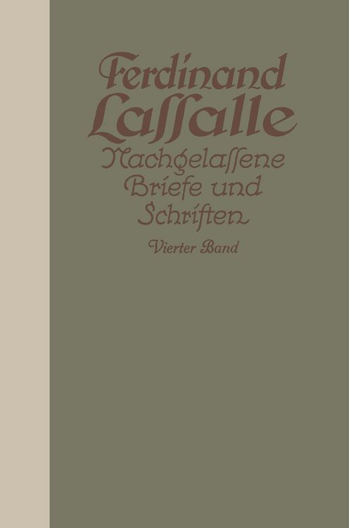 Produktbild: Lassalles Briefwechsel mit Gr&auml;fin Sophie von Hatƶfeldt