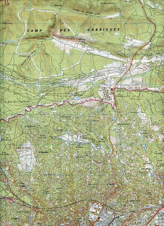 Produktbild: N&icirc;mes Beaucaire 1:25 000