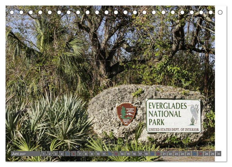 Produktbild: Sunshine State Florida Natur, Tierwelt und Nationalparks (Tischkalender 2027 DIN A5 quer), CALVENDO Monatskalender