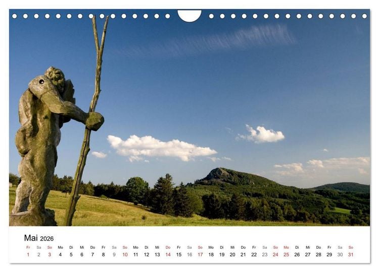Produktbild: Die Rh&ouml;n (Wandkalender 2026 DIN A4 quer), CALVENDO Monatskalender