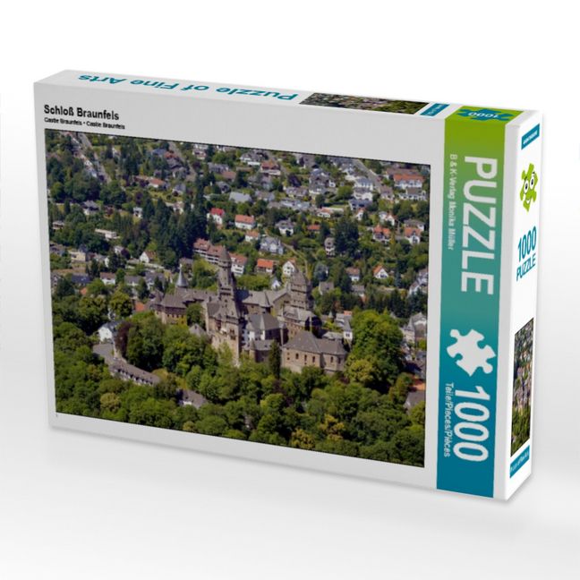 Produktbild: CALVENDO Puzzle Schlo&szlig; Braunfels | 1000 Teile Lege-Gr&ouml;&szlig;e 64x48cm Foto-Puzzle f&uuml;r gl&uuml;ckliche Stunden