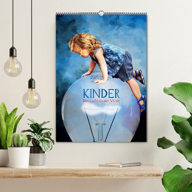 Produktbild: Kinder - Das Licht dieser Welt (Wandkalender 2026 DIN A2 hoch), CALVENDO Monatskalender
