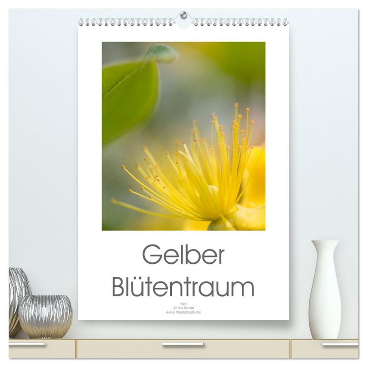 Produktbild: Gelber Bl&uuml;tentraum (hochwertiger Premium Wandkalender 2026 DIN A2 hoch), Kunstdruck in Hochglanz