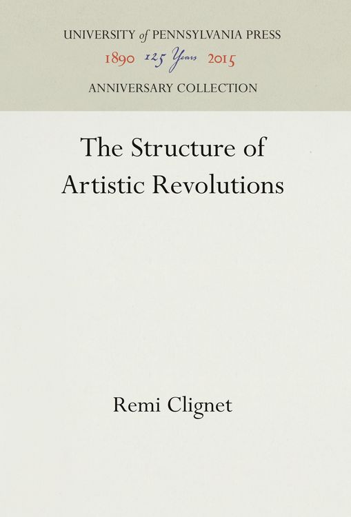 Produktbild: The Structure of Artistic Revolutions