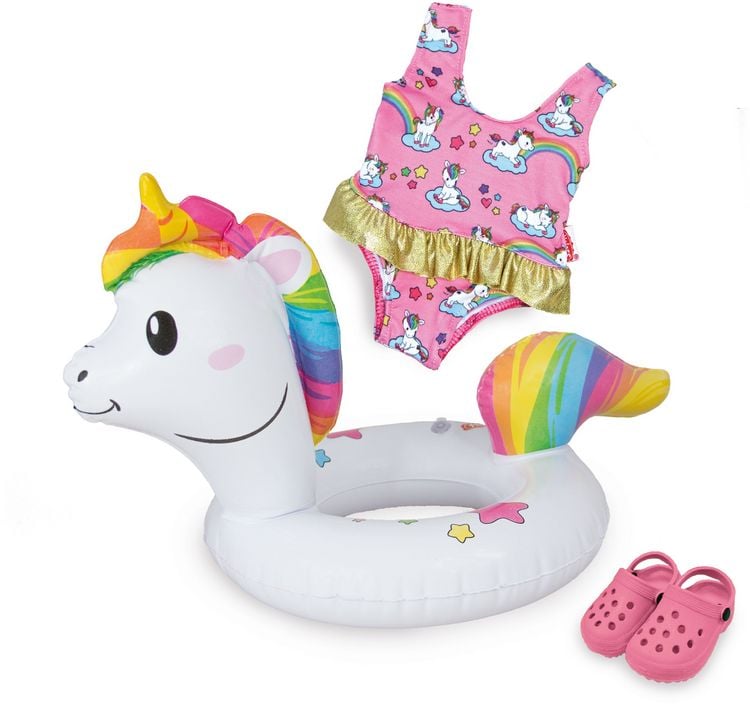 Produktbild: Puppen-Schwimmset ''Einhorn Henri'', Gr. 35-45 cm