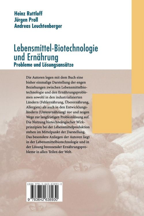 Produktbild: Lebensmittel-Biotechnologie und Ern&auml;hrung