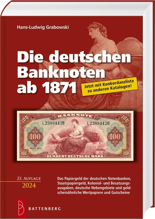 Produktbild: Die deutschen Banknoten ab 1871