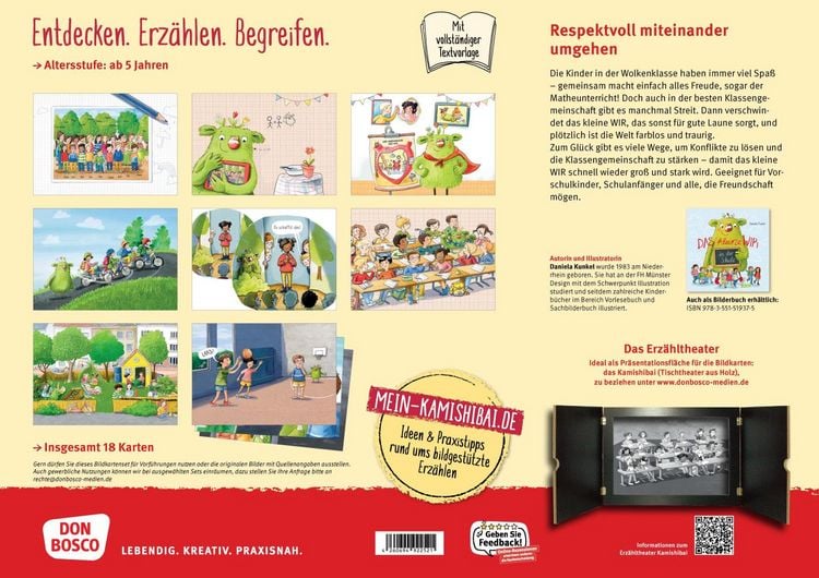 Produktbild: Das kleine WIR in der Schule. Kamishibai Bildkartenset
