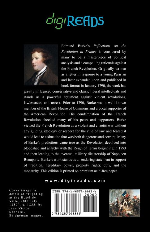 Produktbild: Reflections on the Revolution in France