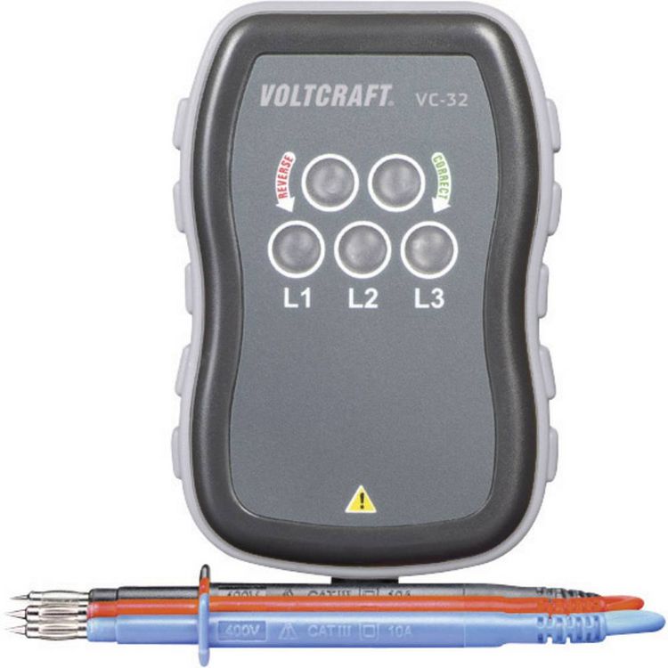 Produktbild: VOLTCRAFT VC-32 Drehfeldtester CAT III 440V