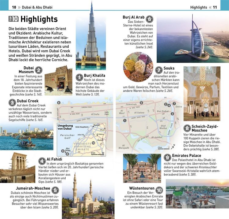 Produktbild: TOP10 Reisef&uuml;hrer Dubai & Abu Dhabi