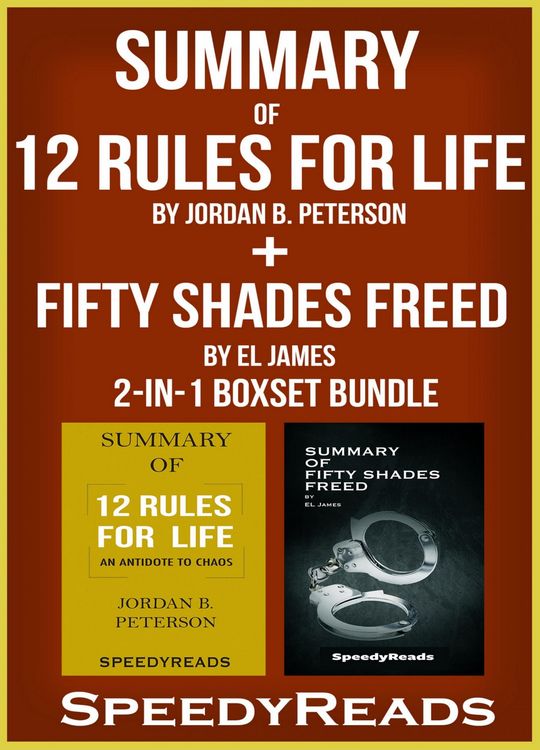 Produktbild: Summary of 12 Rules for Life: An Antidote to Chaos by Jordan B. Peterson + Summary of Fifty Shades Freed by EL James 2-in-1 Boxset Bundle