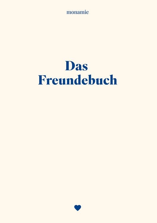Produktbild: Monamie - Das Freundebuch