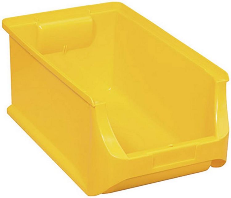 Produktbild: Allit 456214 Sichtlagerkasten (B x H x T) 205 x 150 x 355mm Gelb 1St.