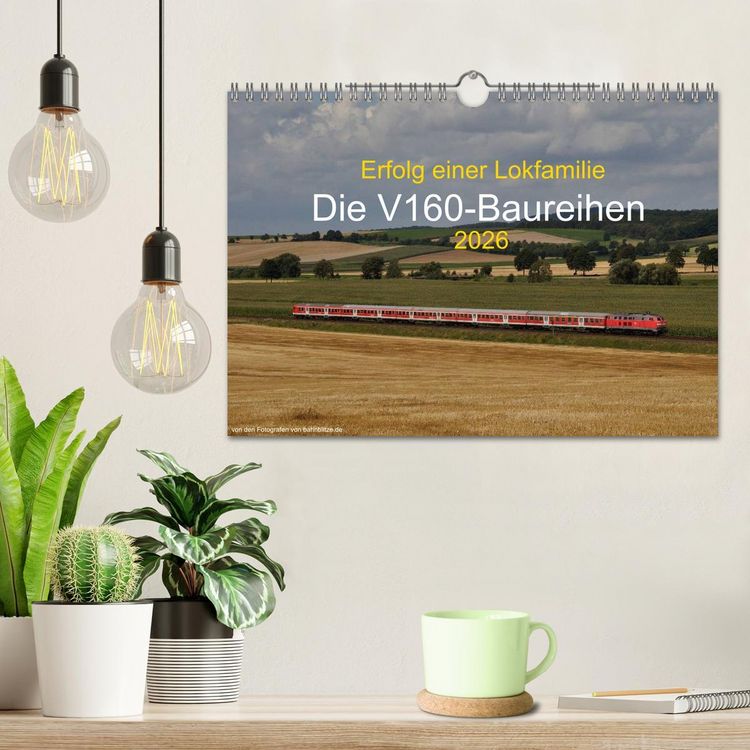 Produktbild: Erfolg einer Lokfamilie - Die V160-Baureihen (Wandkalender 2026 DIN A4 quer), CALVENDO Monatskalender