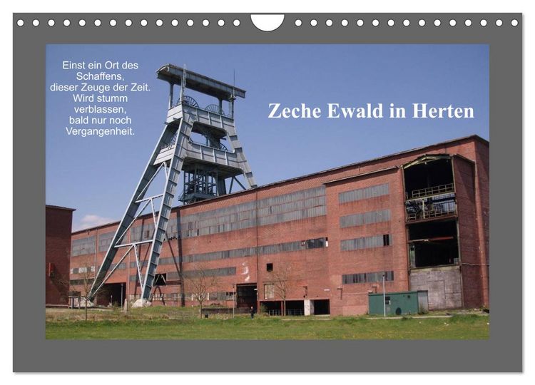 Produktbild: Zeche Ewald in Herten (Wandkalender 2026 DIN A4 quer), CALVENDO Monatskalender
