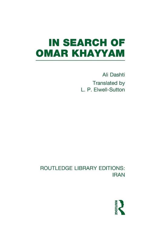 Produktbild: In Search of Omar Khayyam (RLE Iran B)