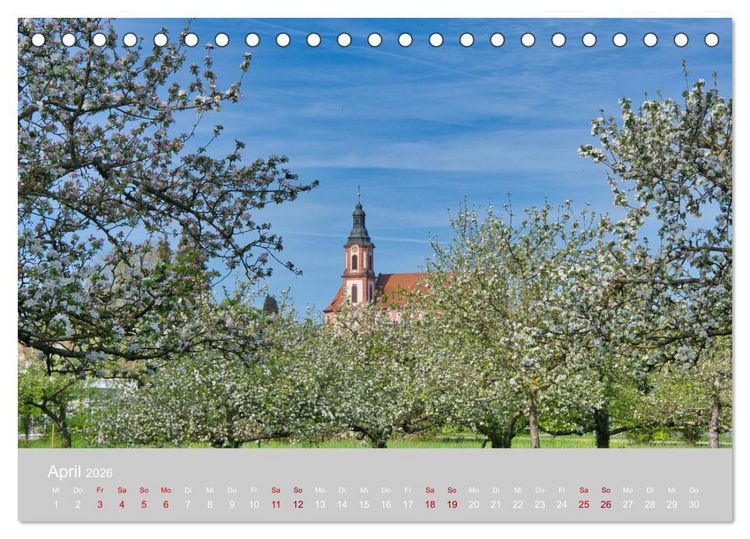 Produktbild: Ettenheim - Perle der Ortenau (Tischkalender 2026 DIN A5 quer), CALVENDO Monatskalender