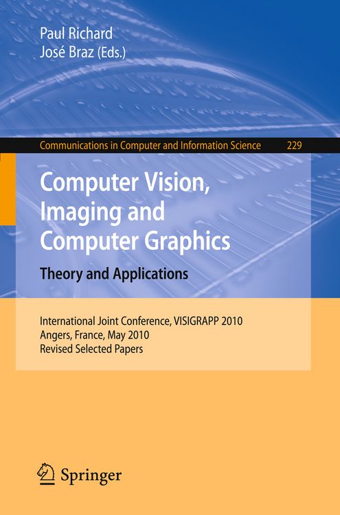Produktbild: Computer Vision, Imaging and Computer Graphics. Theory and Applications