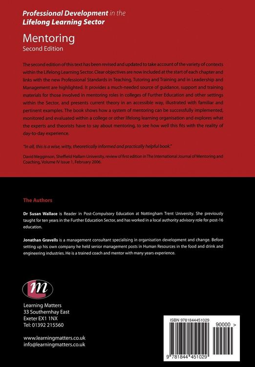 Produktbild: Mentoring in the Lifelong Learning Sector