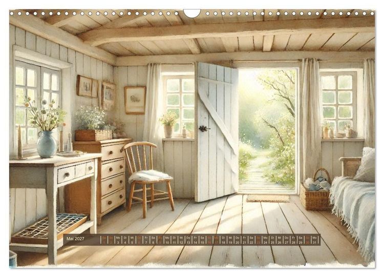 Produktbild: Im kleinen Cottage (Wandkalender 2027 DIN A3 quer), CALVENDO Monatskalender