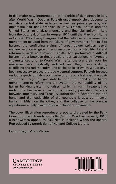 Produktbild: The Crisis of Liberal Italy