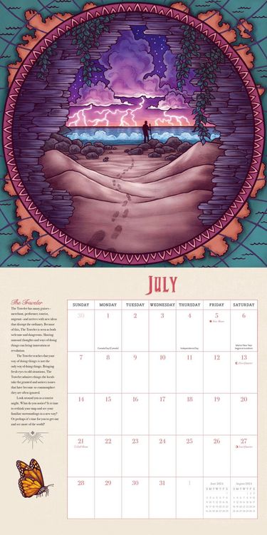 Produktbild: Workman Calendars: Maia Toll's Wild Wisdom Wall Calendar 202