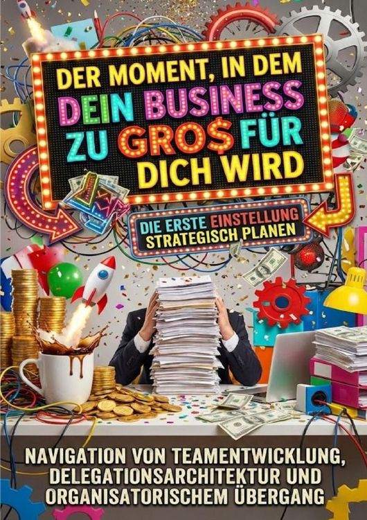 Produktbild: Der Moment, in dem dein Business zu gro&szlig; f&uuml;r dich wird: Die erste Einstellung strategisch planen