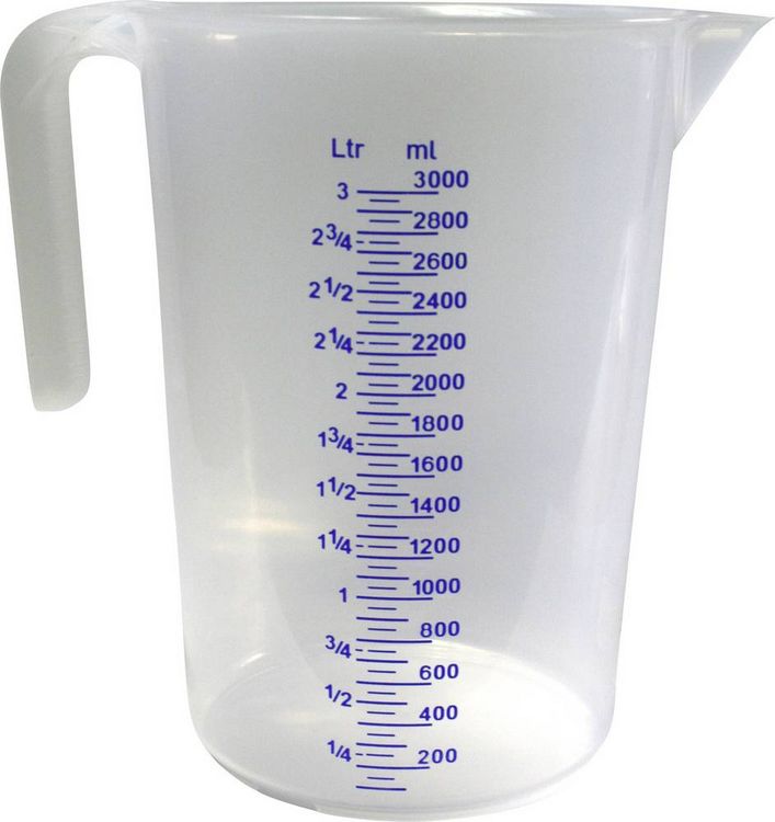 Produktbild: Messbecher 3l Polyethylen