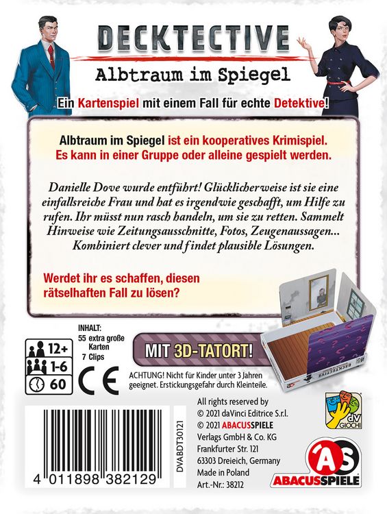 Produktbild: Decktective - Albtraum im Spiegel