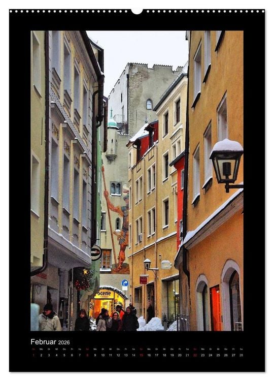 Produktbild: Gassen und T&uuml;rme in Regensburg (hochwertiger Premium Wandkalender 2026 DIN A2 hoch), Kunstdruck in Hochglanz