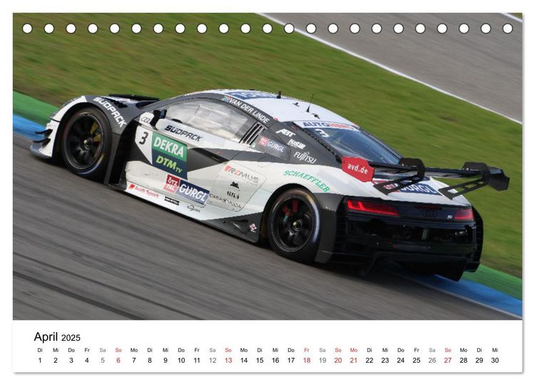 Produktbild: Deutsche Tourenwagen (Tischkalender 2025 DIN A5 quer), CALVENDO Monatskalender