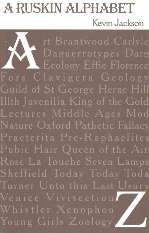 Produktbild: Ruskin Alphabet 2/e