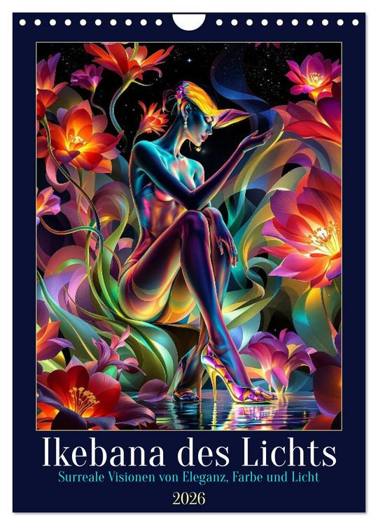 Produktbild: Ikebana des Lichts (Wandkalender 2026 DIN A4 hoch), CALVENDO Monatskalender