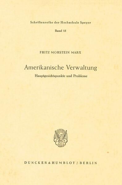 Produktbild: Amerikanische Verwaltung.