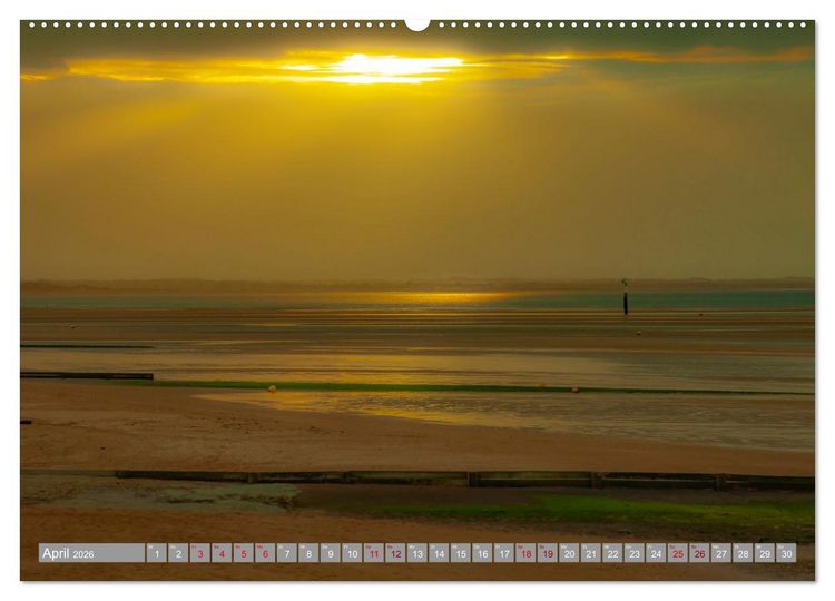 Produktbild: Wolken- und Lichtstimmungen (Wandkalender 2026 DIN A2 quer), CALVENDO Monatskalender
