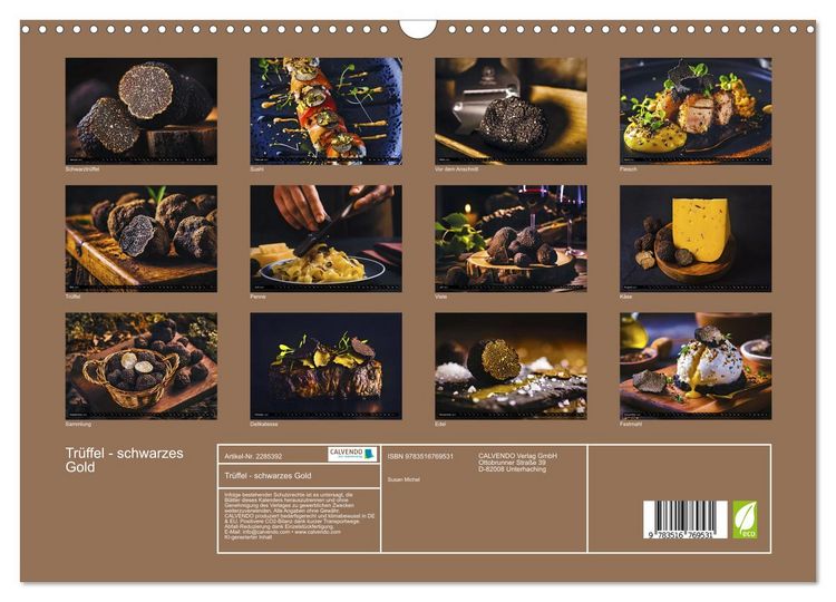 Produktbild: Tr&uuml;ffel - schwarzes Gold (Wandkalender 2027 DIN A3 quer), CALVENDO Monatskalender