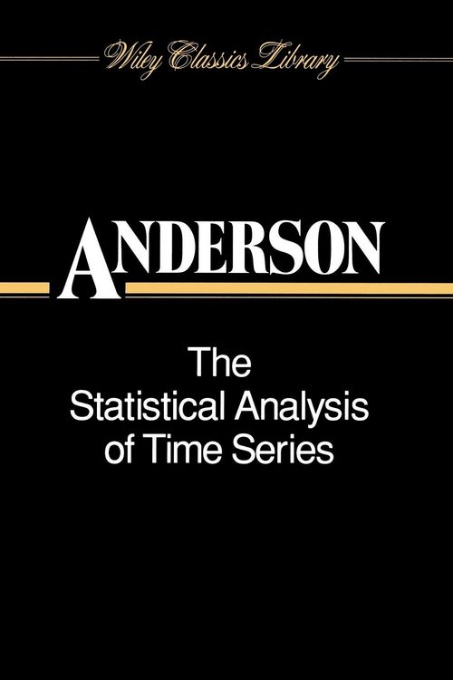 Produktbild: Statistical Analysis of Time Series P