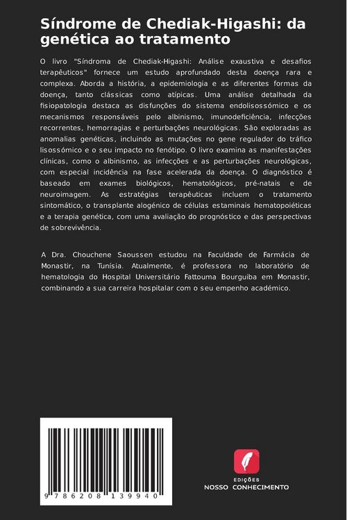 Produktbild: S&iacute;ndrome de Chediak-Higashi: da gen&eacute;tica ao tratamento